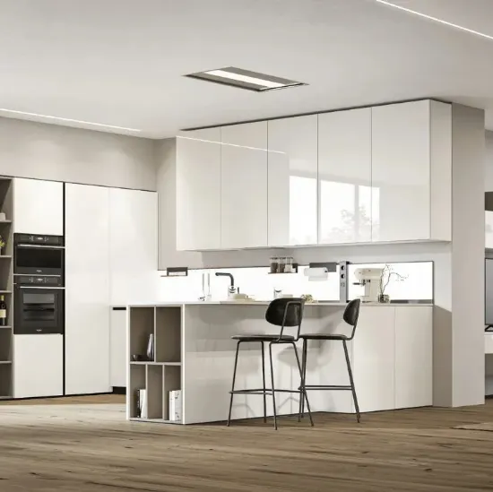 Cucina Moderna con penisola Loft 2|2 03 di Arrex