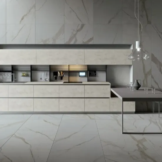 Cucina Moderna lineare Play Time 02 in laminato di Dibiesse